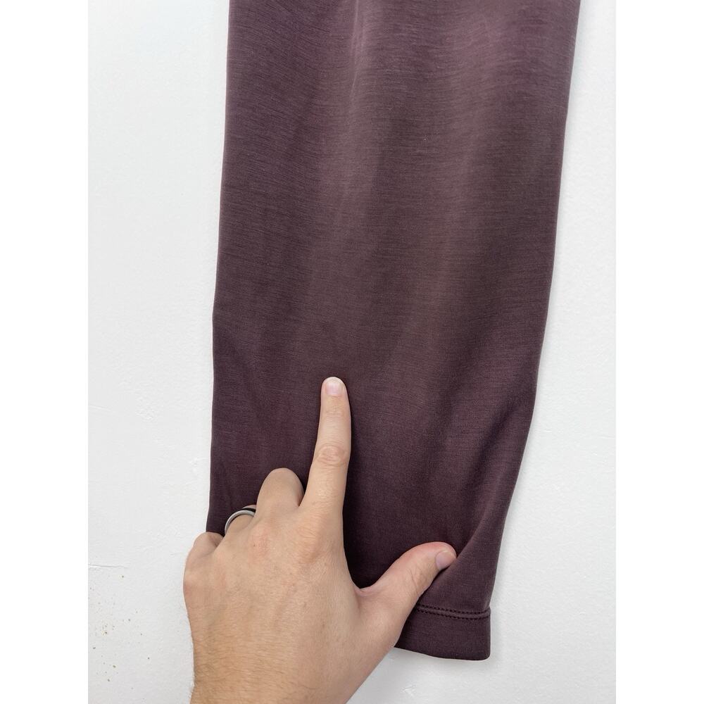 Women’s BYLT Basics Split Hem Joggers‎ Size Small Maroon Red Sweatpants - Picture 11 of 11